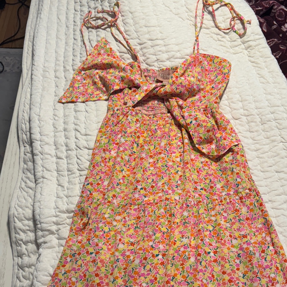 Show Me Your MuMu Multicolor Floral Dress